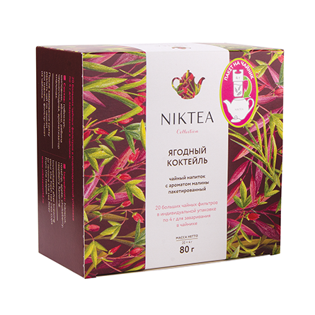 Чай Niktea - Berry Cocktail | Ягодный Коктейль 80 г