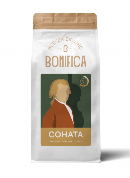 Кофе в зернах BONIFICA SONATA 1кг