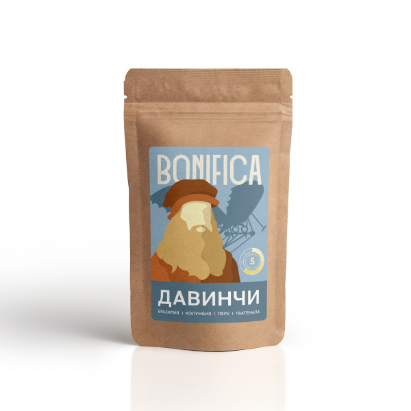 Кофе в зернах BONIFICA DAVINCI 0.5кг